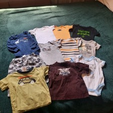 Lot Of 11 Piece Baby Boy Infant 3-6 Months, Shirt, Bodysuit Pant