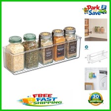 Compact Clear Storage Organizer - Perfect for Kitchen, Bathroom Office Walls