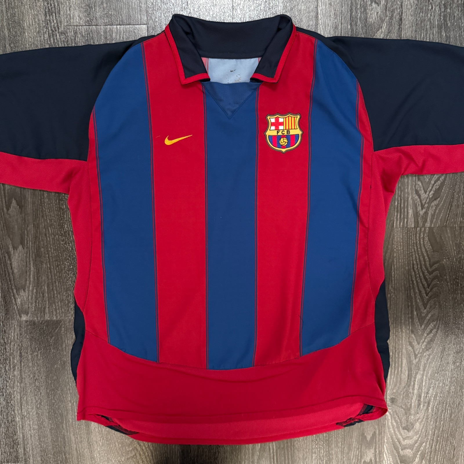 Original Nike Barcelona 2003/2004 Home Shirt Mens Extra Large XL