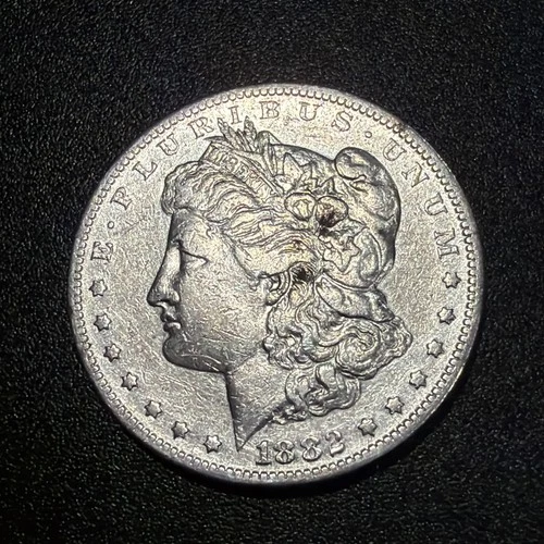 1882-S Morgan Dollar 90% silver Circulated XF Condition  Nice Coin