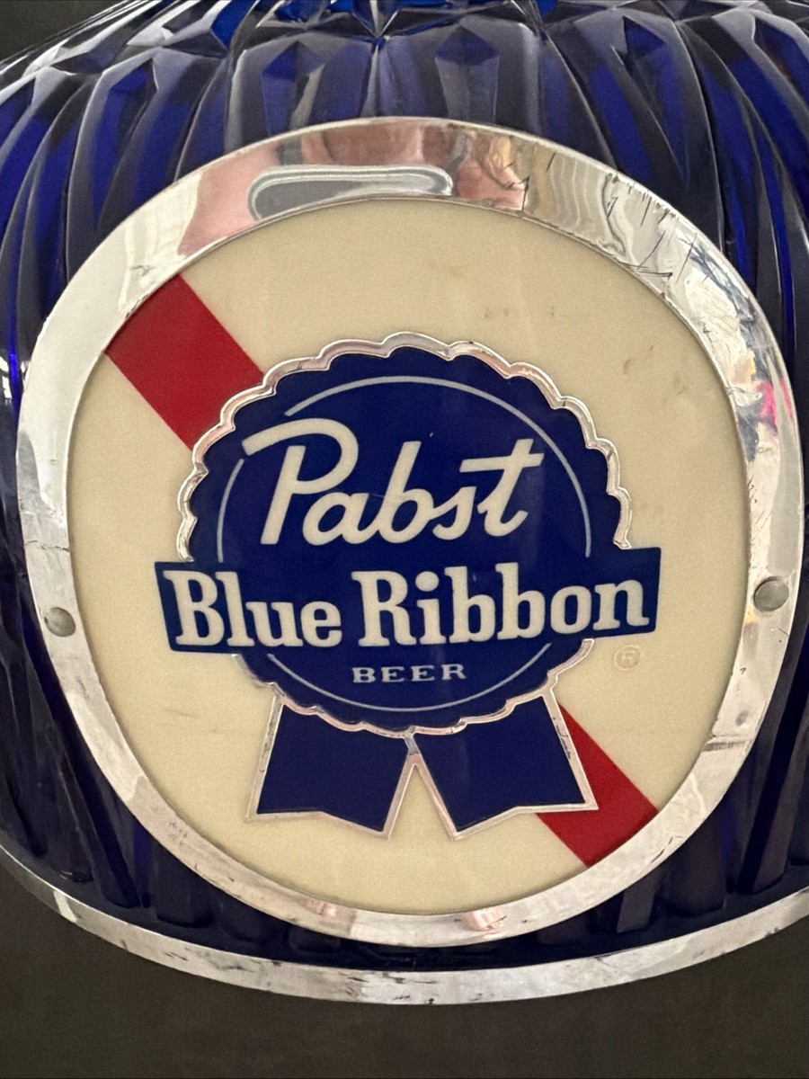 Vintage PABST BLUE RIBBON Hanging Lamp Light Sign Working | eBay
