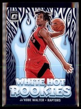 2024-25 Donruss Optic Basketball JaKobe Walter Raptors 13 White Hot Rookies