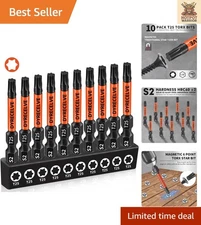 2'' Long T25 Torx Bit Set - Magnetic Tool Kit for Professional and DIY Projects
