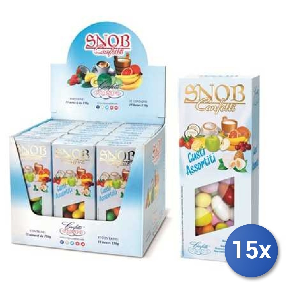 15X Multipack Crispo Snob Assorted Candies 150G