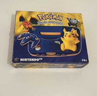 Console Nintendo 64 PIKACHU Édition Pokémon PAL En Boîte