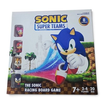 Sonic Super Teams Racing Brettspiel Zygomatic Sega komplett 8 Figuren Open Box
