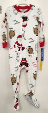 Carter's 12M Baby Christmas Holiday Zip Sleepwear One Piece Pajamas NWT
