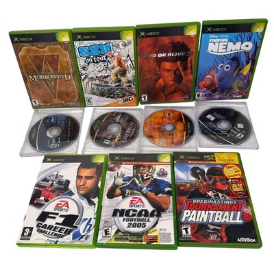 Huge Lot of 11 Xbox Games Morrowind, SSX, Syberia, Wolfenstein & More