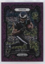 2023 Panini Prizm No Huddle Purple Prizm 20/35 Quez Watkins #246 fm0