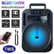 Portable Bluetooth Speaker Sub woofer Heavy Bass Sound System Party Remote