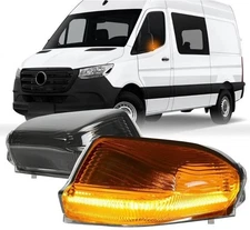 Switchback Turn signal Lights Led Side Mirror Marker Light 06-21 Mercedes Sprint