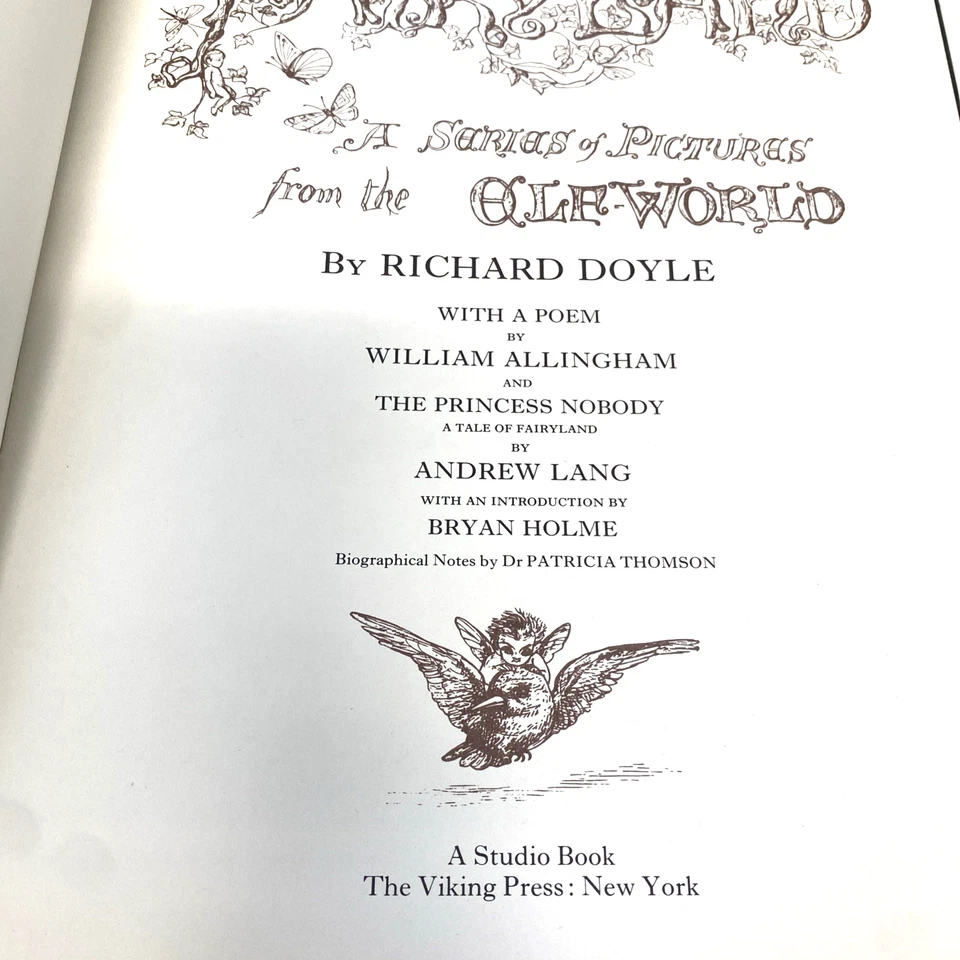 Richard Doyle / In Fairyland A Series of Pictures from the Elf World Hardcover Foto 3 de 4