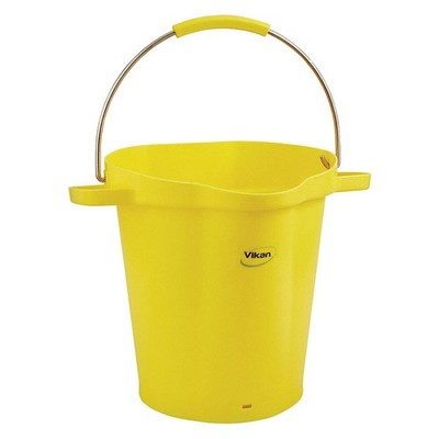 VIKAN 56926 Hygienic Bucket,5 1/4 gal,Yellow 48TP29