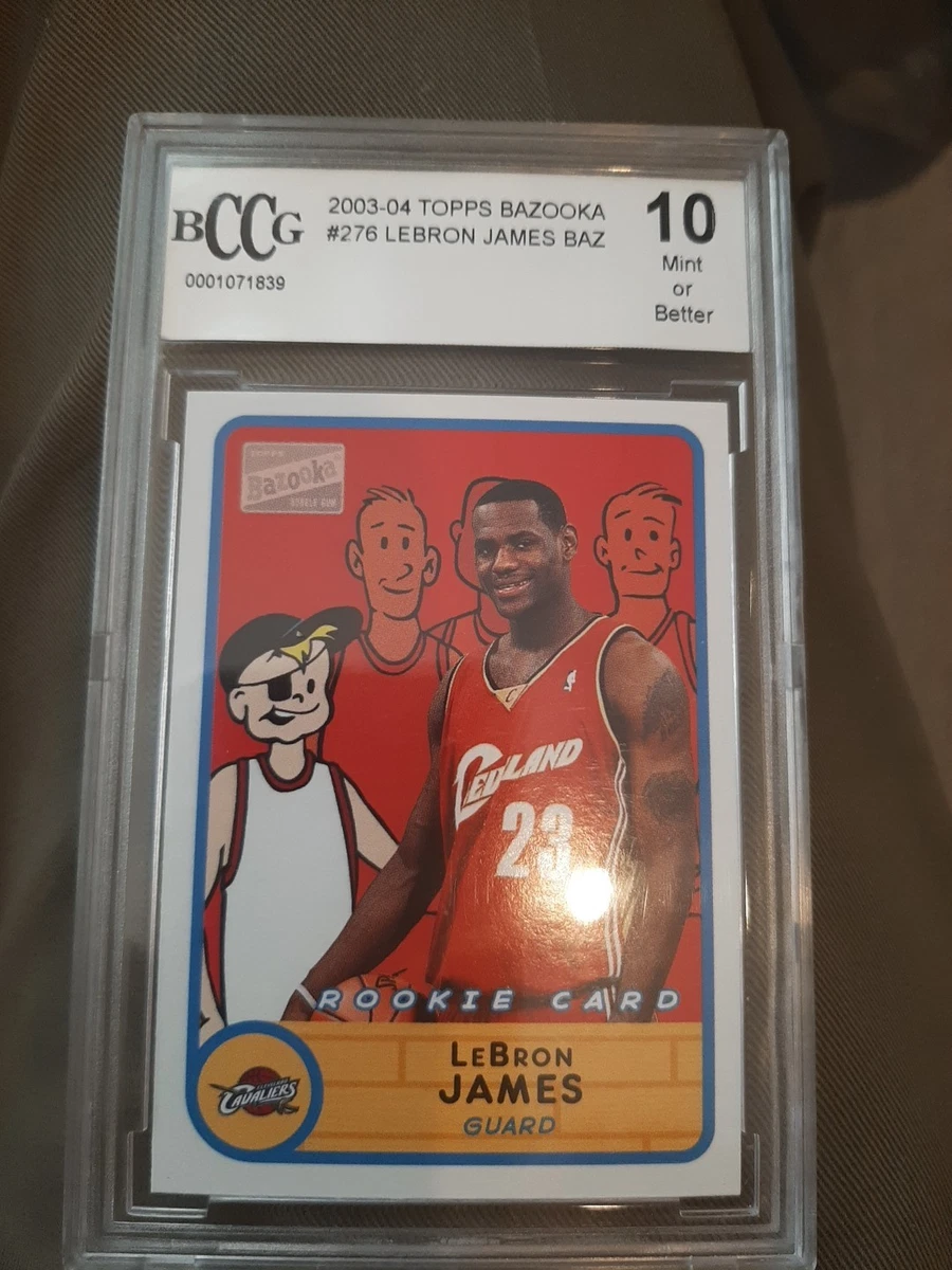 Topps LeBron James Beckett Collectors Club Grading (BCCG