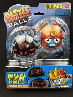 Buzz Bee Battle Ballz Duel Pack Robot vs Volcanon Action Toy Set New Sealed