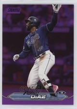 2024 Topps Stadium Club Purple Foil 55/75 Yandy Diaz #296 c2a