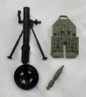 G.I. Joe Classified 181 Short Fuze Mortar Set w/ Backpack Rig Loose