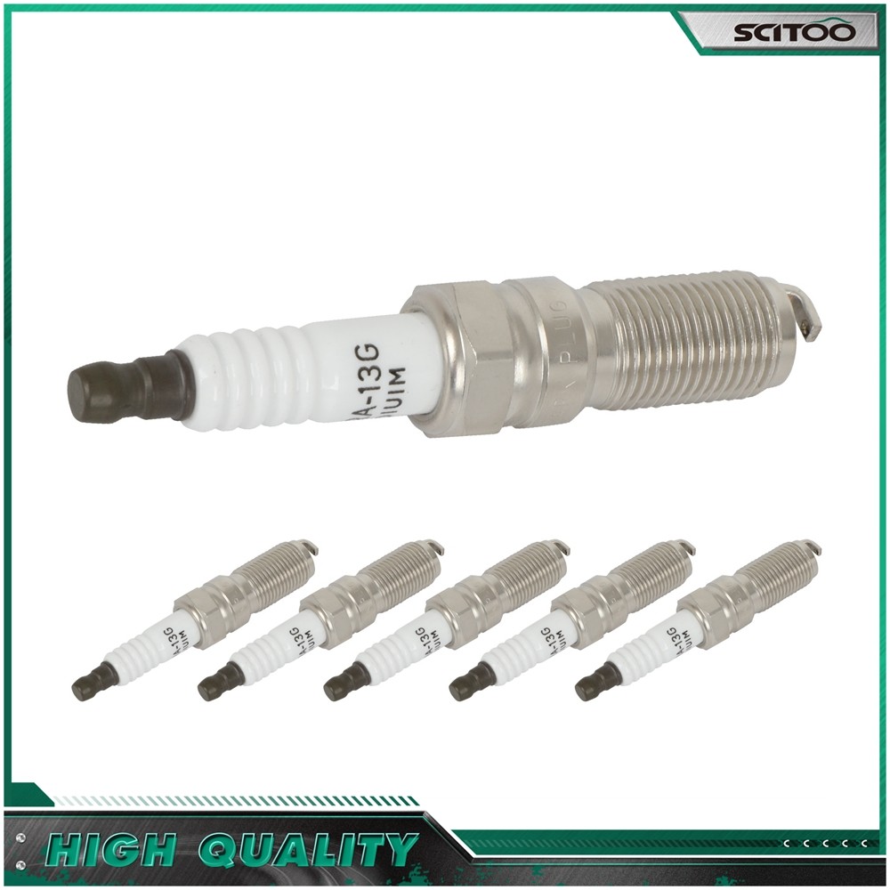 6Pcs Iridium Spark Plugs For Ford Fusion Taurus 3.5L Lincoln MKT 3.7L 2010-2012