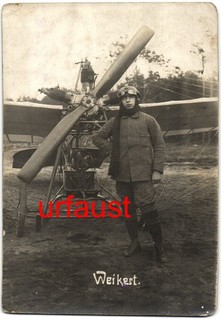 German pre WWI Aviation Pioneer Old Eagle Aircraft Photo