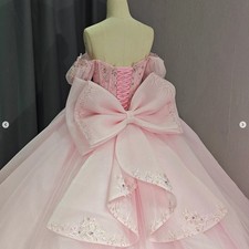 Pink Big Bow for Quinceanera Dresss Birthday Party Sweet 15 16 Dress with Pin