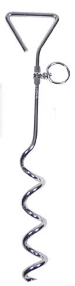 MFH Spiral Hering Zelt Zelthering Spiralhering mit Griff Metall 40 cm NEU !