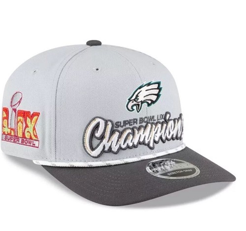 NEW Philadelphia Eagles New Era Super Bowl 59 LIX Champions 9SEVENTY Hat - Picture 2 of 9