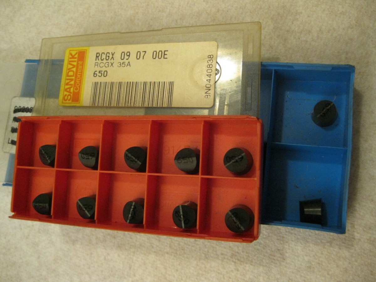 SANDVIK RCGX 35A RCGX 09 07 00E 650 Ceramic Insert 12pc lot | eBay