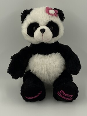Smithsonian Cherry Blossoms Panda Bear Plush - Stuffed Animal Toy 8 Inch