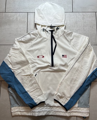 Oakley Team USA Surf Offshore Collection Men Tech Fleece Jacket Size L Olympics