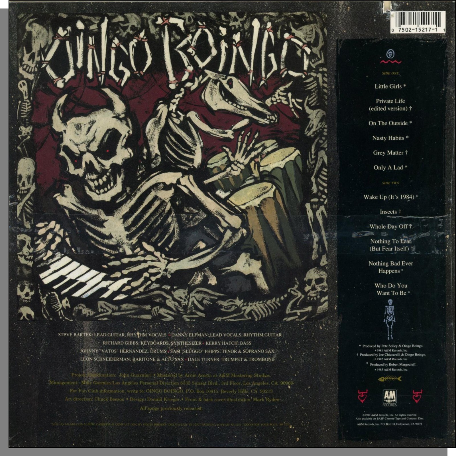 Oingo Boingo Skeletons In The Closet Oingo Boingo Skeletons In The Closet