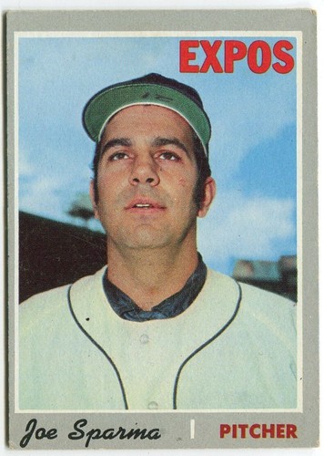 1970 Topps #243 Joe Sparma Montreal Expos