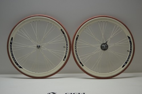 Ruote o cerchi 28 fixed 1v contro pedale avorio Gipiemme personalizzabile  comple | eBay