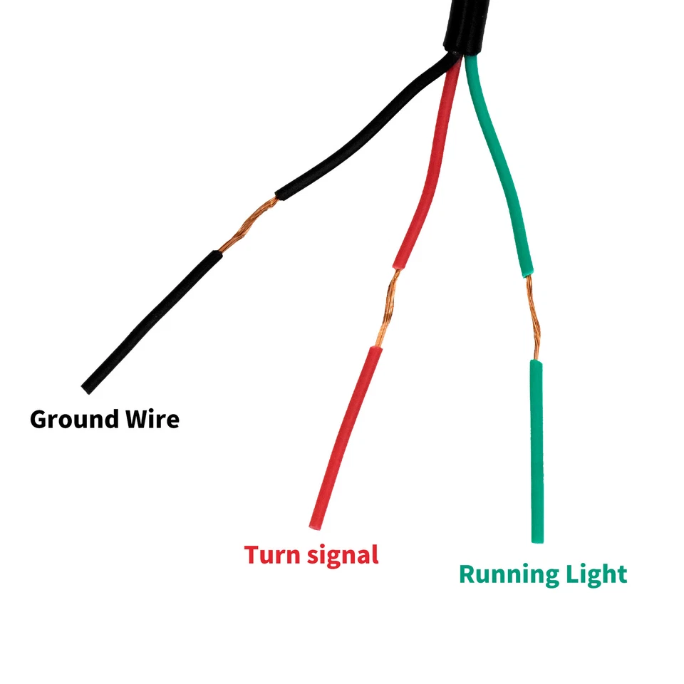 Luz de señalización de giro trasera de soporte largo negra para Harley Sportster 883 1200 92-2022 Foto 2 de 4