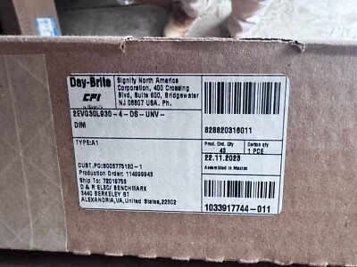 Day-Brite CFI, 2EVG30L930-4-DS-UNV, Dim Direct/Indirect Led Light Fixture