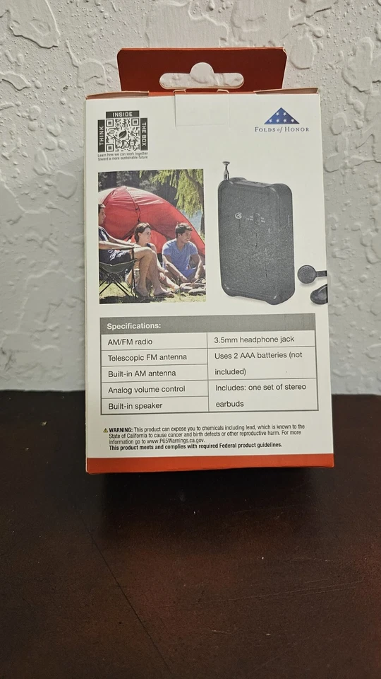 GPX AM/FM Portable Radio R055B GPX R055B 047323055003 Black - Image 2 of 4