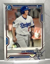 2021 Bowman Chrome Prospects #BCP-59 Jake Vogel    Los Angeles Dodgers