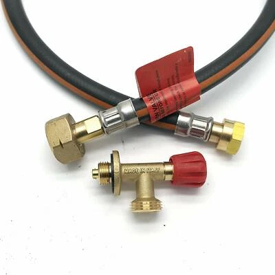 CPUK Campingaz Gas Bottle Adaptor + 0.75m Pigtail Hose For 907 904 901 type Cylinders