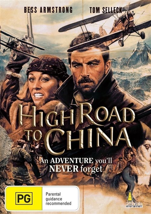 HIGH ROAD TO CHINA - TOM SELLECK - NEW & SEALED REGION 4 DVD