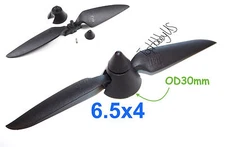 1Set 6.5x4 Plastic Folding Propeller Assembly (2.30mm Brush Motor Only) US SHIP