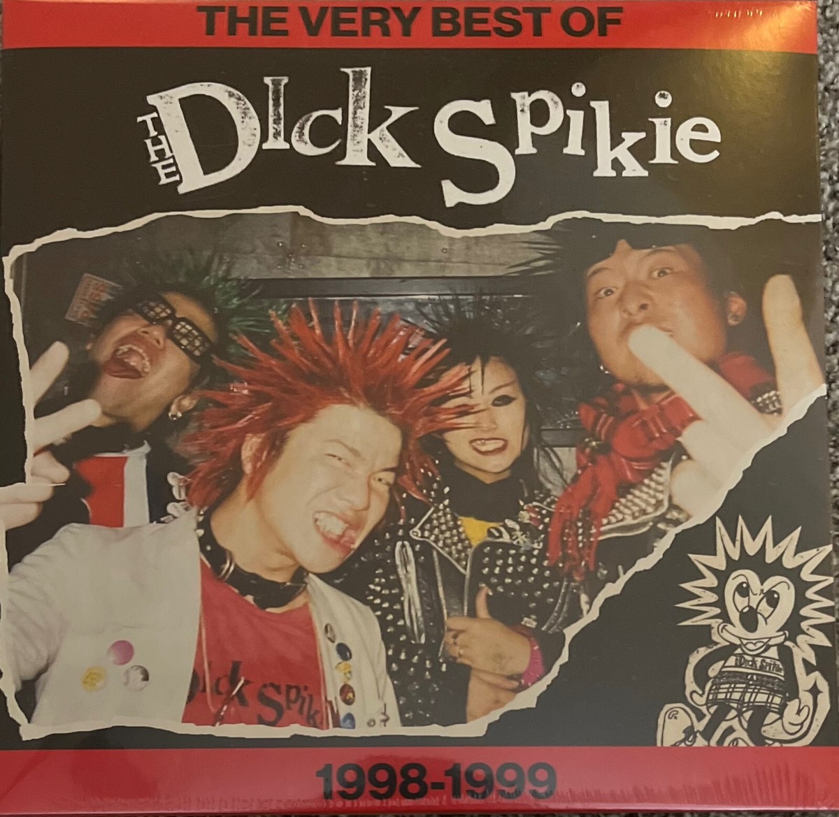 邦楽 THE DICK SPIKIE CD BEGINNING OF THE END Dick Spikie Best of 1998-1999 Rare Color Vinyl LP Japanese Punk
