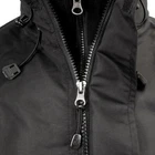 Mens Jacket Coat Fleece Lined JKT  Workwear Back to School Mid Length Black Hood