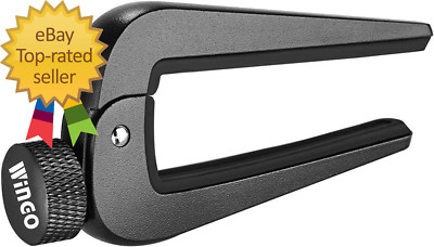 Wide Guitar Capo Fit for Acoustic Classical Electric Guitars Bass Mandolin Banjo