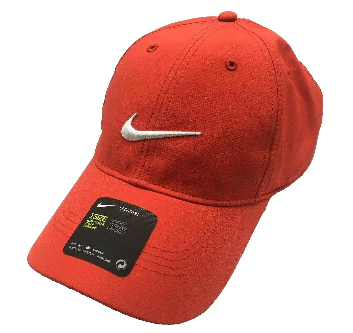 NEW! NIKE Adult Golf Legacy91 Adjustable Golf/Tennis Hat/Cap-Red AQ5349-657