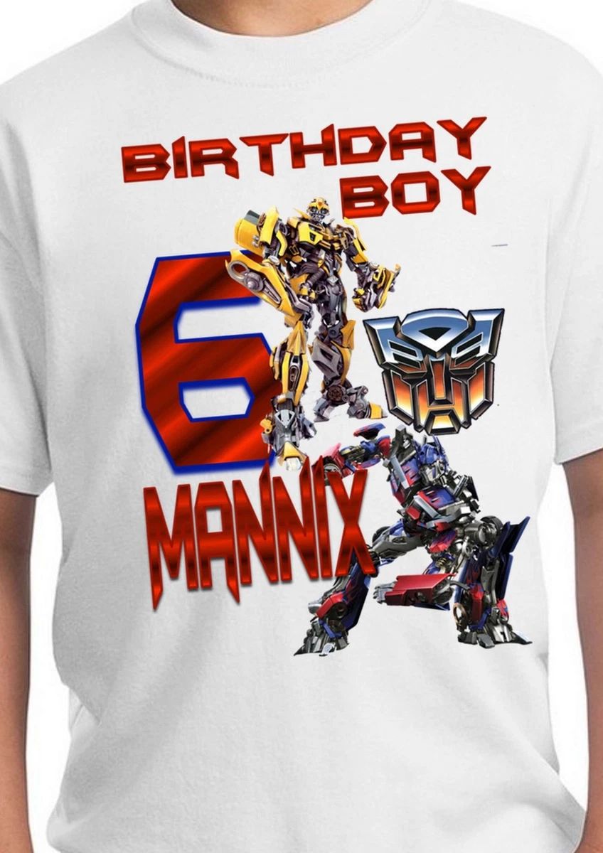 Transformer birthday sale shirt