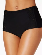 Hula Honey Women's Honey Malibu Solids High-Waist Swim Bottoms Swimwear Size: XS
