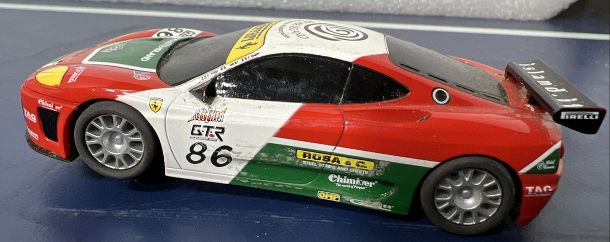 2 SCX Scalextric Ferrari 360 GT GTC Slot Cars #86 & # 93 - | eBay