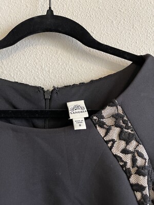 SANGRIA Black Lace Detail Dress - Size: 8 | eBay