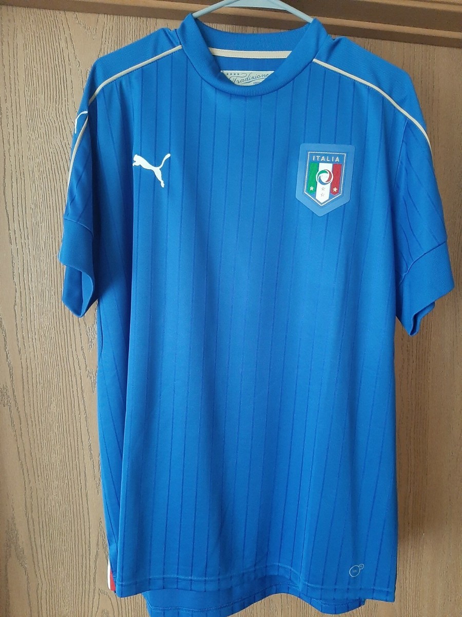 Puma 2016/18 イタリア代表 HOME S サッカーユニフォームセット ITALY 2016 TRAINING FOOTBALL SHIRT SOCCER JERSEY PUMA sz S