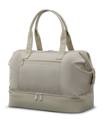 Samsonite Better than Basics Drop Bottom Weekender Duffle Bag, Limestone