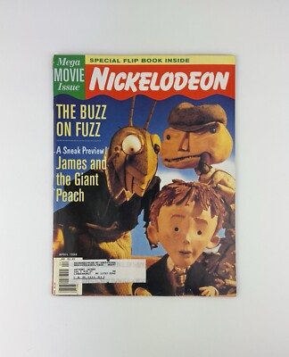 Nickelodeon Magazine April 1996 Mega Movie Issue James & The Giant Peach